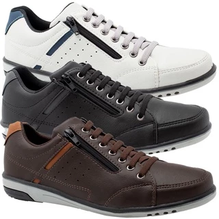 Kit 3 Pares De Sapatenis Masculino De Elastico Confortavel 750 A2 em Oferta na Shopee