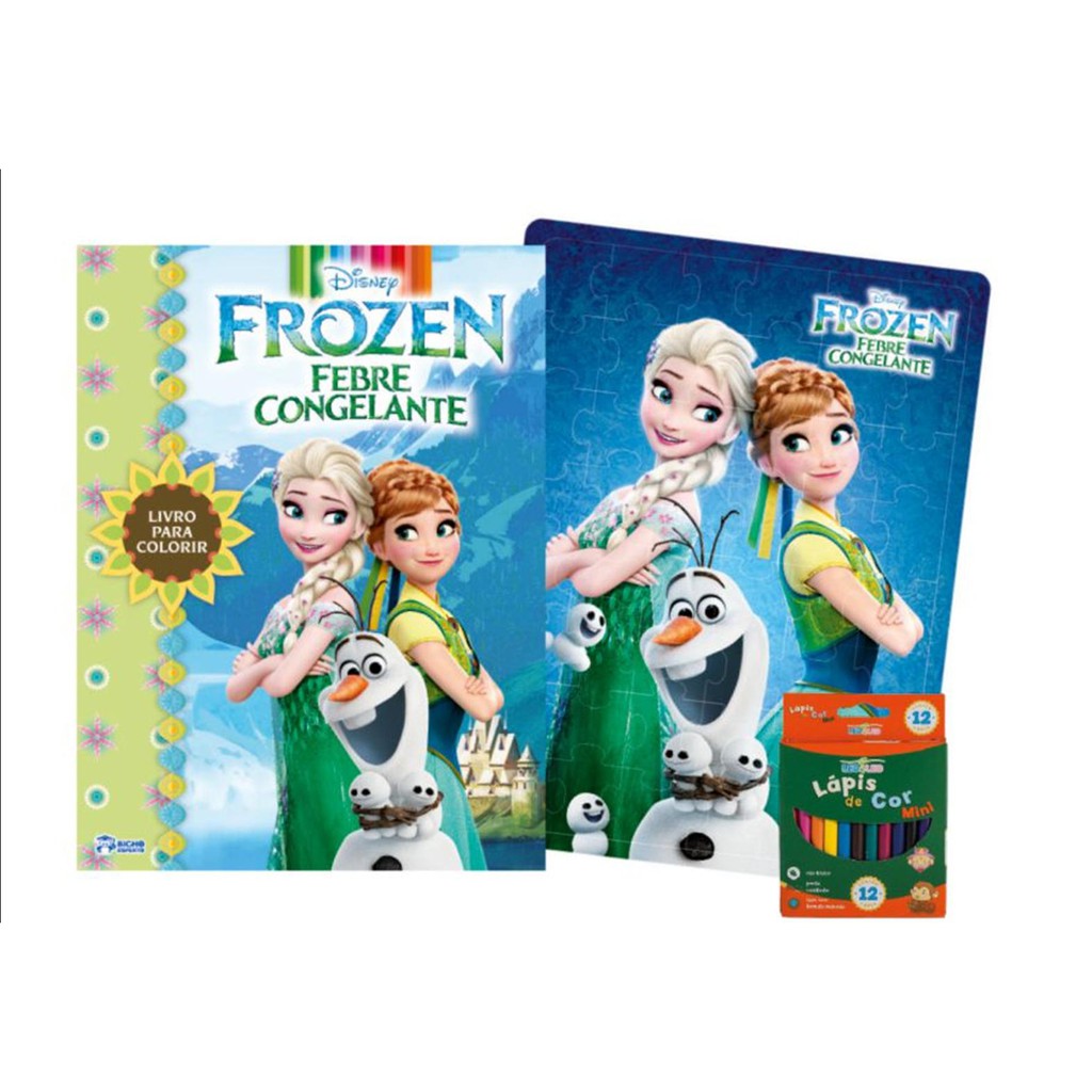 Livro para colorir infantil c/500 adesivos frozen 2 Culturama CX 1 UN -  Artes & Pintura - Kalunga