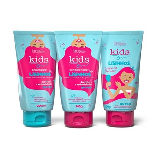 Kit Completo para Cabelos Lisos Infantil Forever Liss