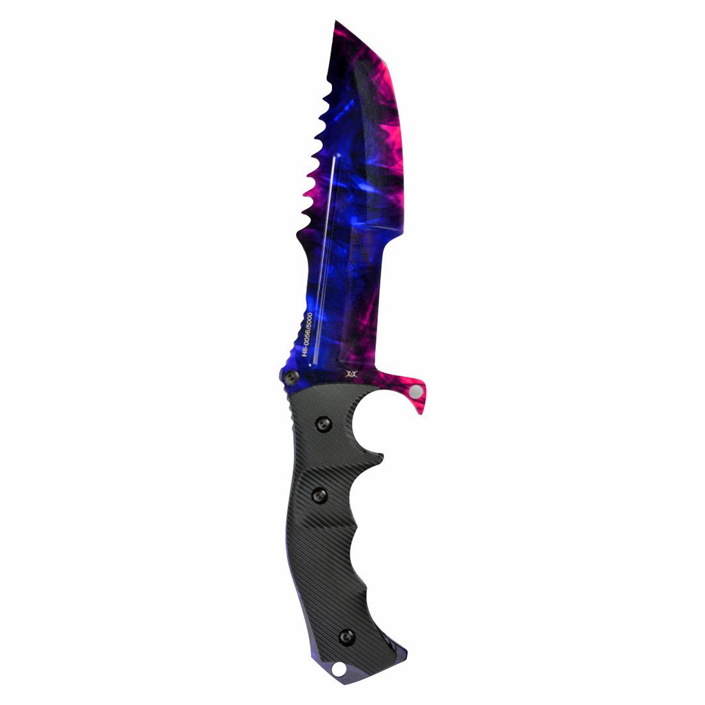 Huntsman Knife Faca Mdf Decoração Cs Go 1 lado colorido - Escorrega o Preço