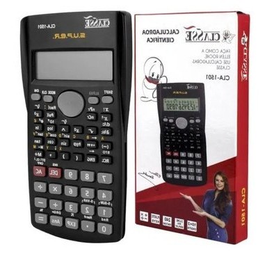 Calculadora Científica 10+2 Dígitos 240 Funções Classe Preta