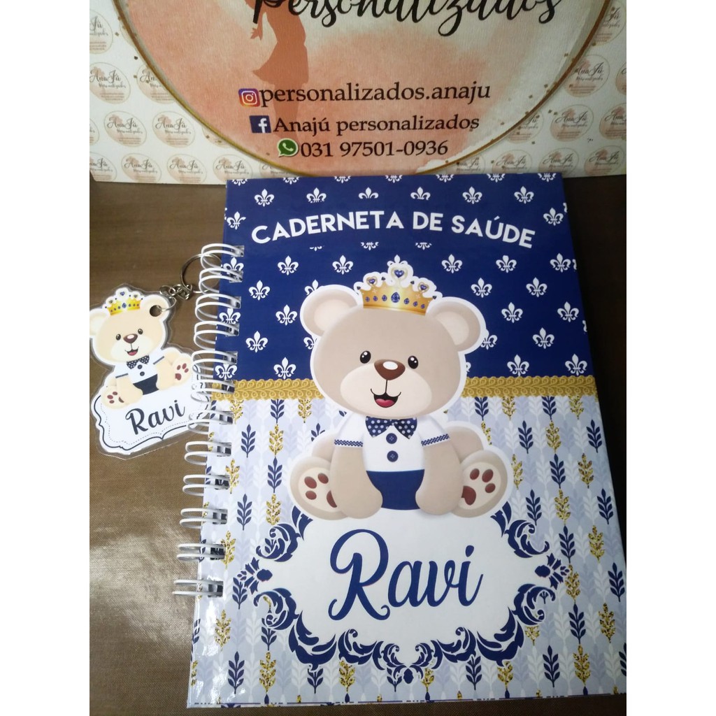 Caderneta De Vacinação Personalizada 1 | Shopee Brasil