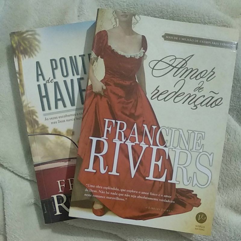 Livros "Amor de Redenção" e "A Ponte de Haven" de Francine Rivers ...