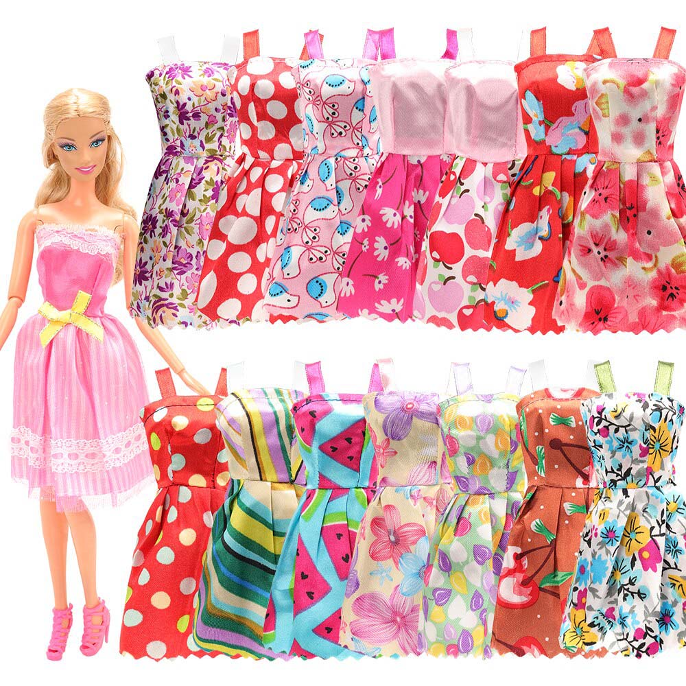 Roupa Para Barbie Boneca Roupas Acessórios Bolsas Kit 42 Pç