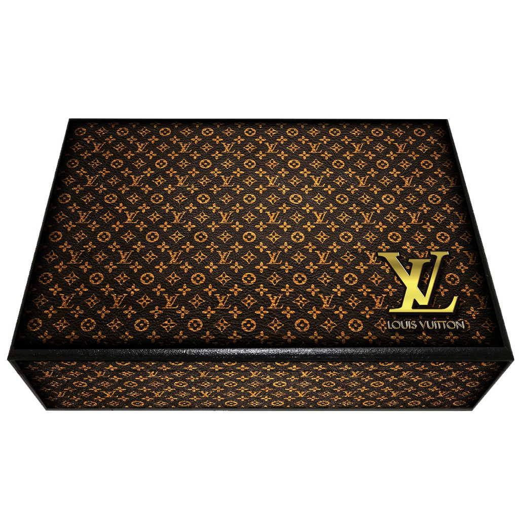 Louis Vuitton - Estojo Porta Joias Relógios Maquiagem Tatuagem MDF