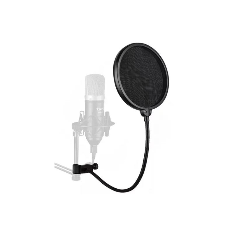 Pop Filter Anti Puff Studio Para Microfone Condensador | Shopee Brasil