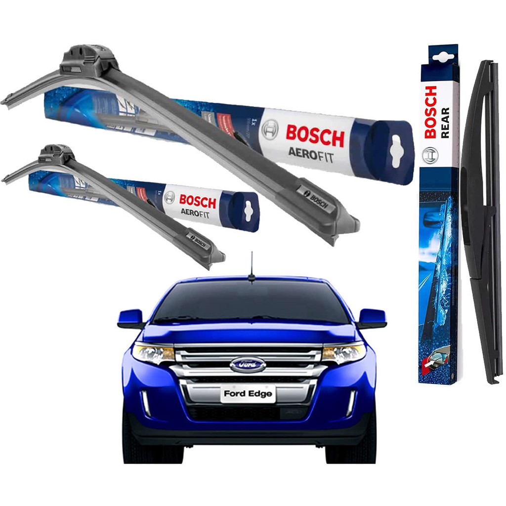 kit 3 Palheta Limpador Parabrisa Original Bosch Ford Edge 2008 2009 2010 2011 2012 2013 2014