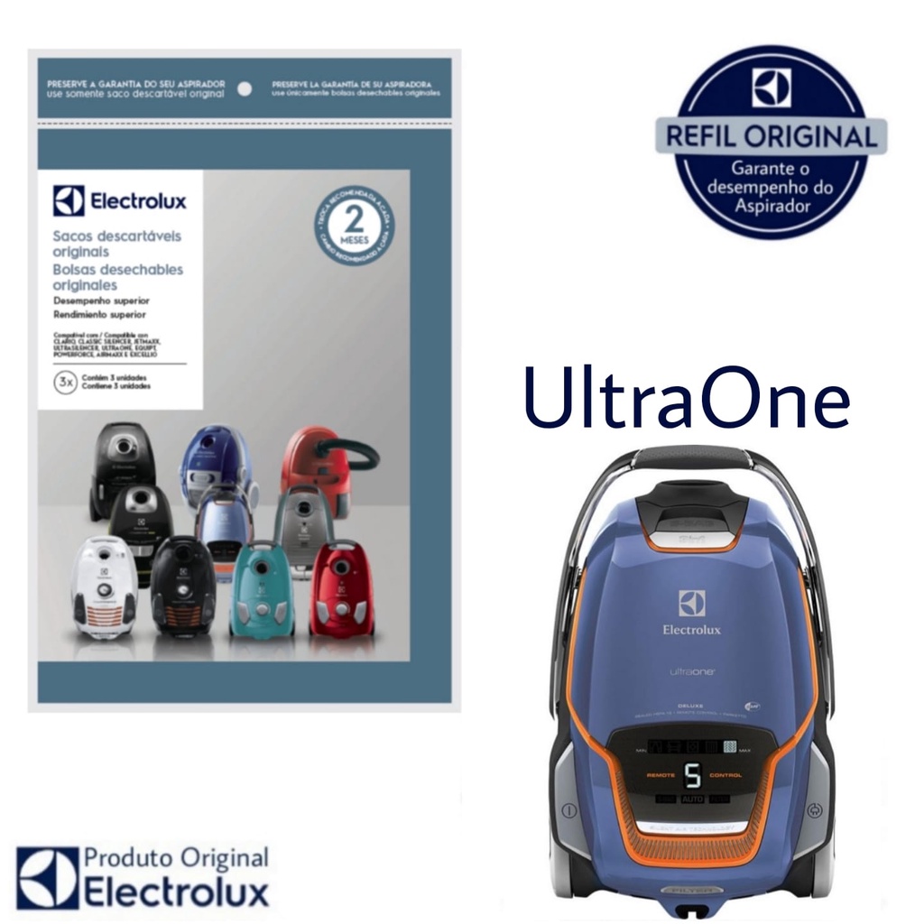 PakTrade 30 Sacchetti Per Aspirapolvere + 3 Filtri, Compatibili Con AEG Ed Electrolux UltraOne, ZUOANIMAL, Microfibra Multistrato