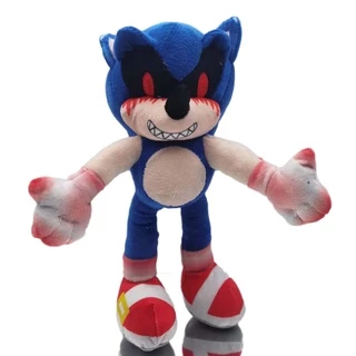 28CM Jogo De Filmes Anime Sonic Plush Doll Bloody Cartoon Brinquedos De Pelúcia Suaves Para Crianças Presente