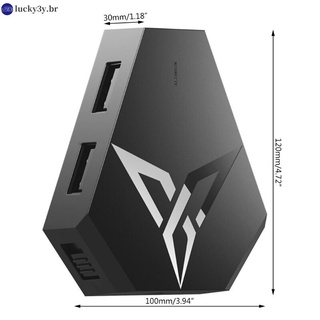 (New) Teclado Flygi Q1 / Adaptador / Conversor / Adaptador Bluetooth Para Jogos / Conexão / Pubg