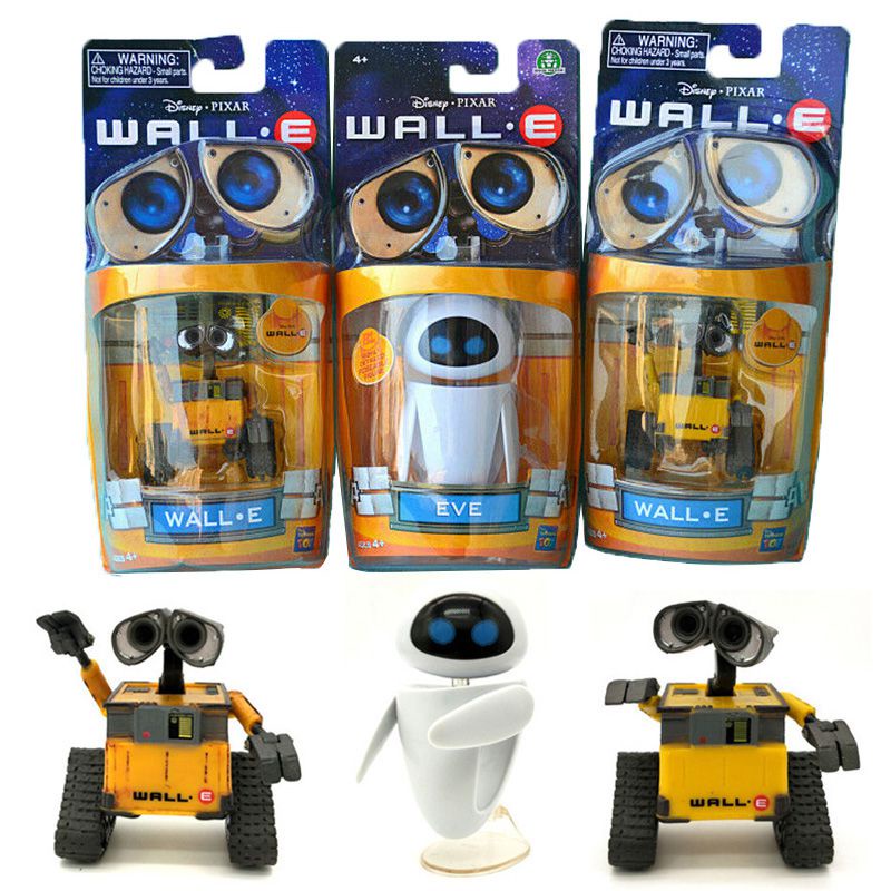 Wall-E & Eve Mini Robô Figuras De Ação Móveis Brinquedos De Presente ...