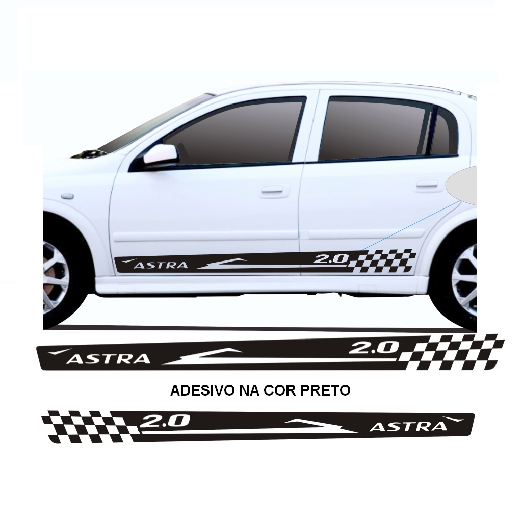 Adesivos Fumê Escuro p/ Lanternas Tras GM ASTRA HATCH 2003 EM