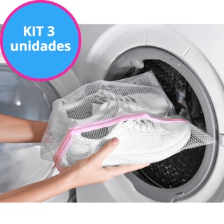 Bolsa para lavar ropa RT Saco Para Lavar Roupa Íntima Máquina Kit