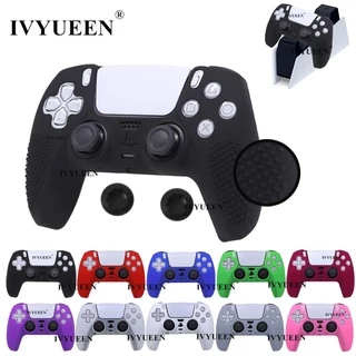Versão De Atualização Para PlayStation 5 Dualsense PS5 Controller Anti-Derrapante Capa De Silicone Carregador Original