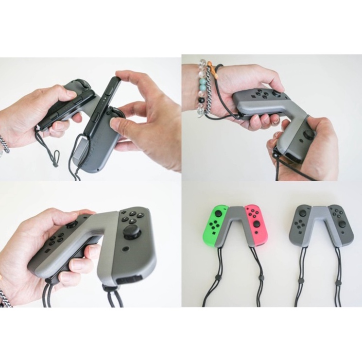 Suporte Controle Nintendo Switch Joy-Con - Grip Em V - Encaixe