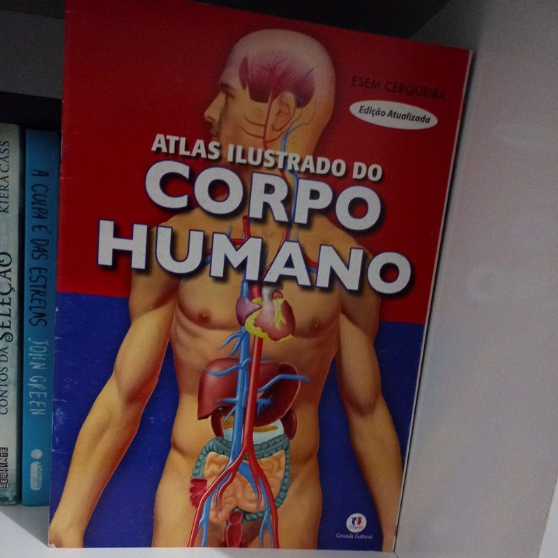 Livro Atlas Ilustrado Corpo Humano Shopee Brasil