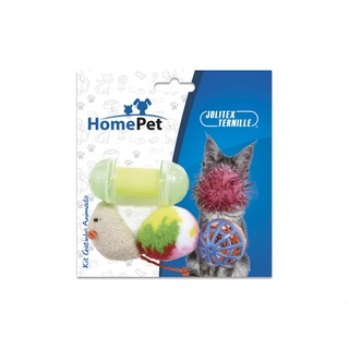 Brinquedo P/ Gato Kit Gatinho Animado c 5 unidades