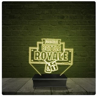Led Luminária Acrílico Abajur - Fortnite battle Royale