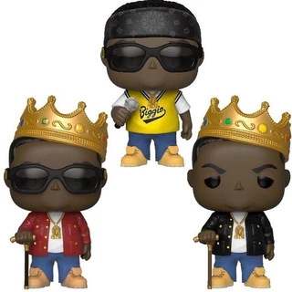 Funko Pop! # 77 # 78 # 82 Rocks Música Notorioso Grande Com Coroa De Vinil Modelo Figura Brinquedos Com Proteção