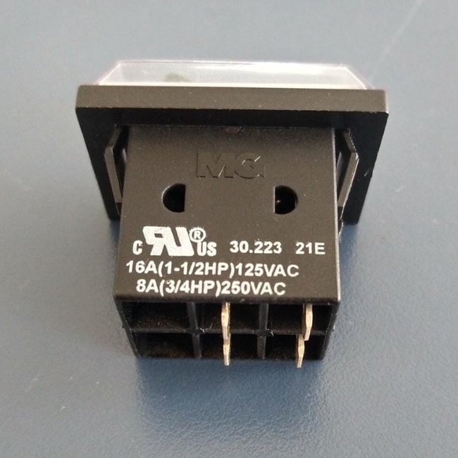Chave Tecla Bipolar 30223 Liga/Desliga 16A 125V Com Capa | Shopee Brasil