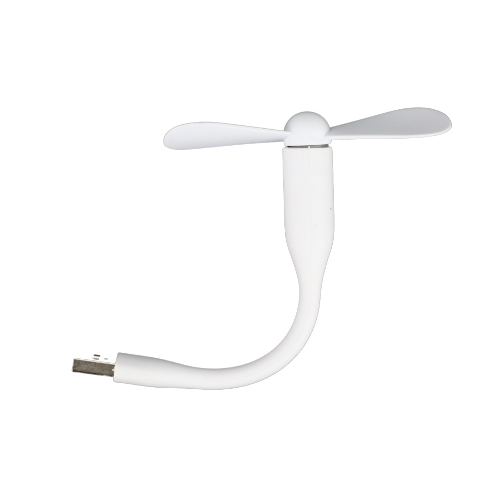 Mini Ventilador USB Portátil Bendable Silencioso Plug & Play para Notebook Power Bank e Umidificador