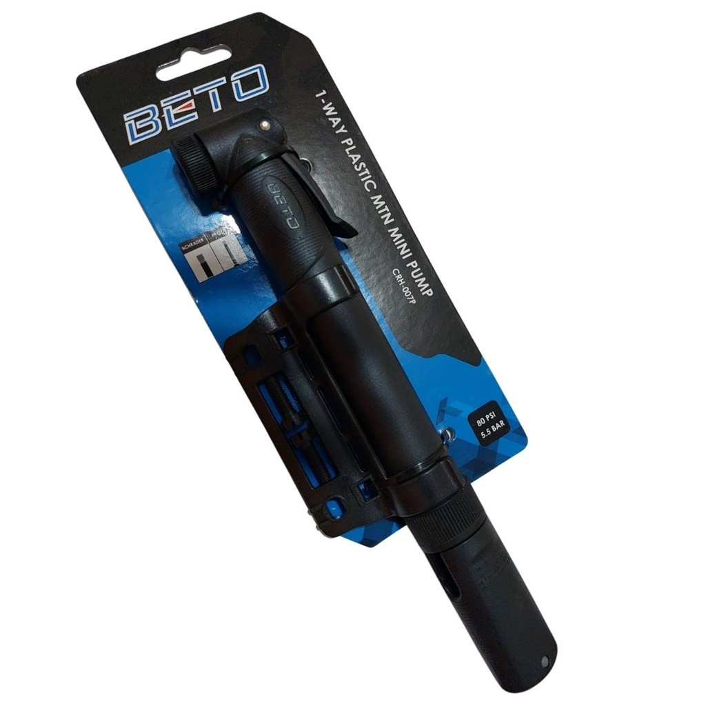 Bomba Mini Bicicleta Bike Crh-007p Bike Mtb Presta Schrader Beto Uso Leve e Resistente.