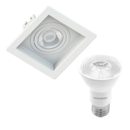 Lâmpada PAR20 4.8w / Embutido Recuado - SAVE ENERGY
