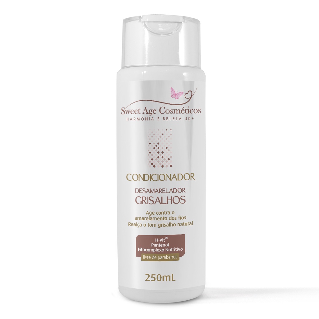 Condicionador Desamarelador Onix Cabelos Grisalhos 250ml | Shopee Brasil