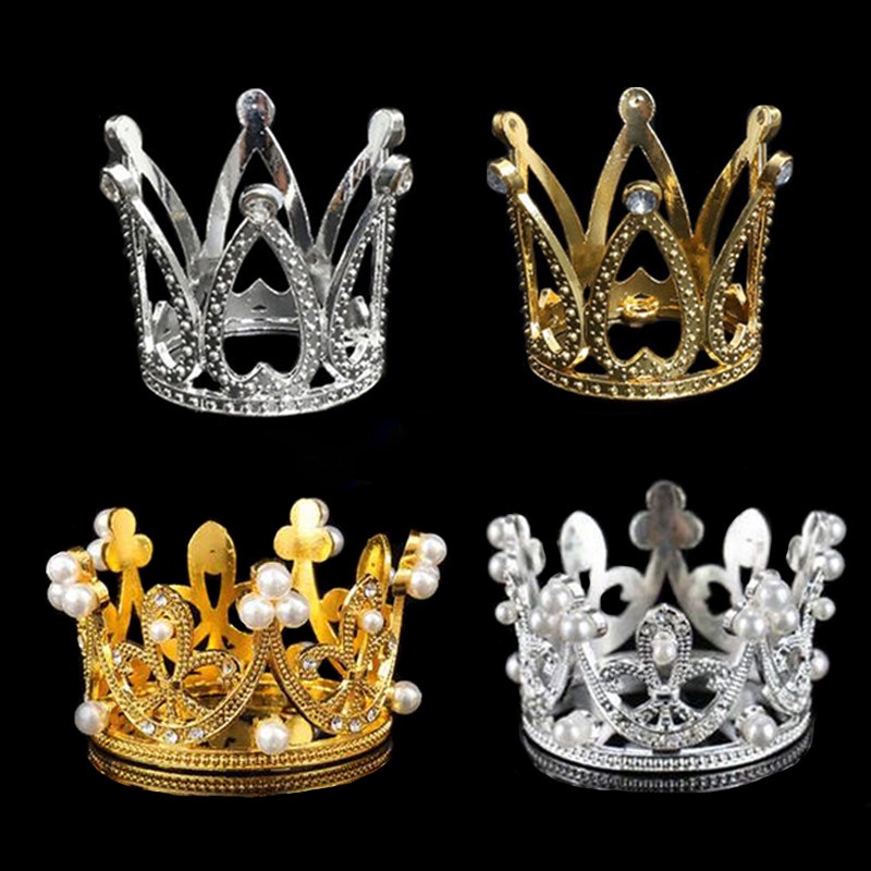 FOMIYES 6 Pçs Coroa De Aniversário Infantil Toppers De Bolo De Princesa  Coroas De Princesa Coroas De Festa De Metal Para Adultos Topper De Bolo  Ornamento De Coroa De Bolo Decoração De 
