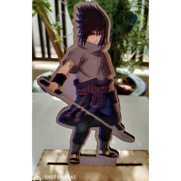 DISPLAY EM MDF PEQUENO SASUKE UCHIHA