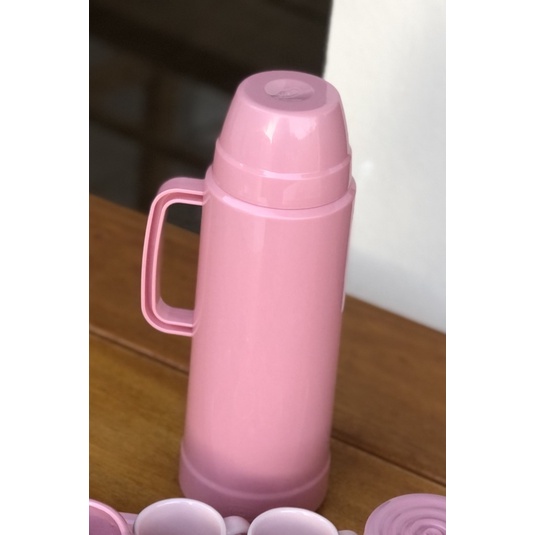 Garrafa Térmica Para Café Clássica Rosa 1L