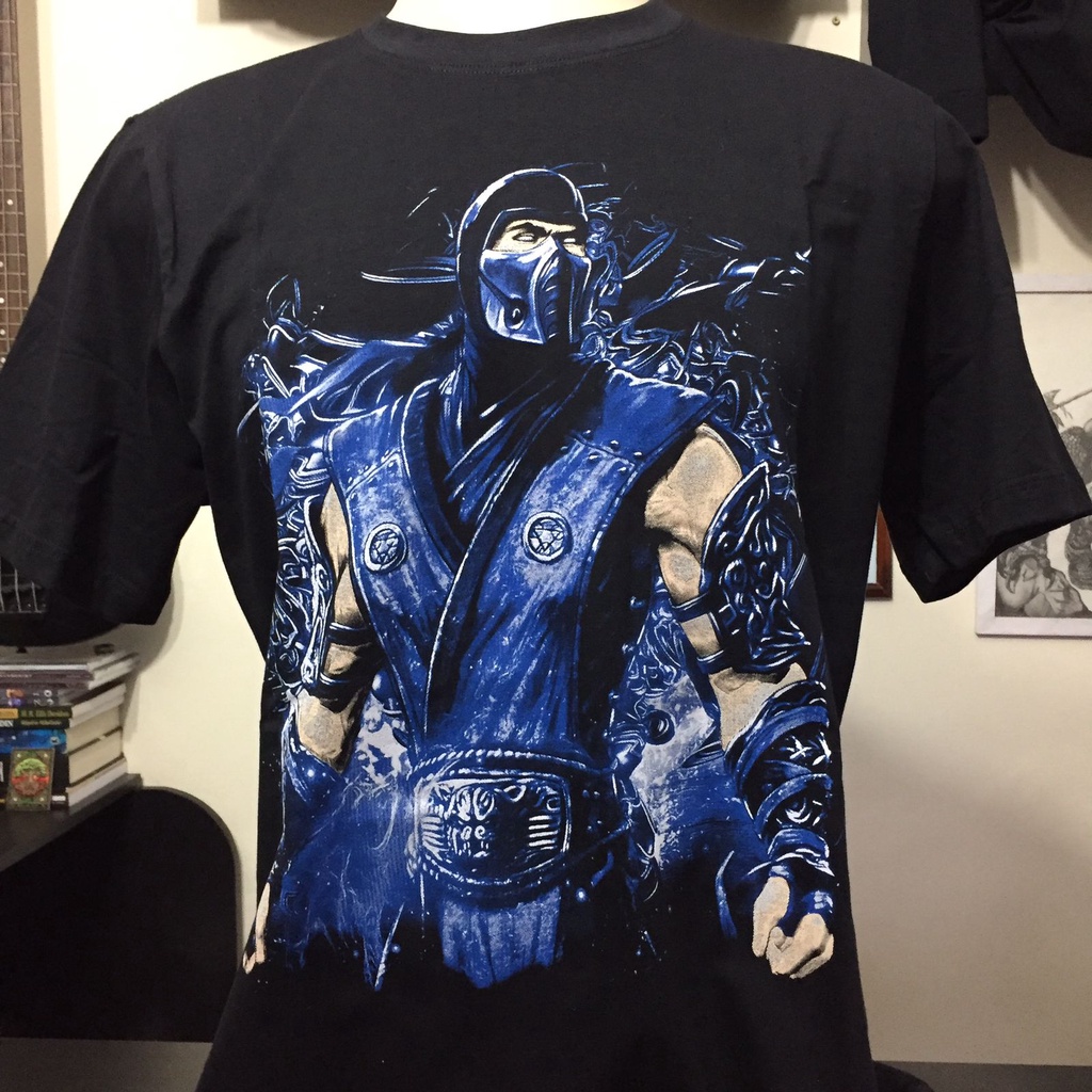 Camiseta Sub-Zero Mortal Kombat | Shopee Brasil