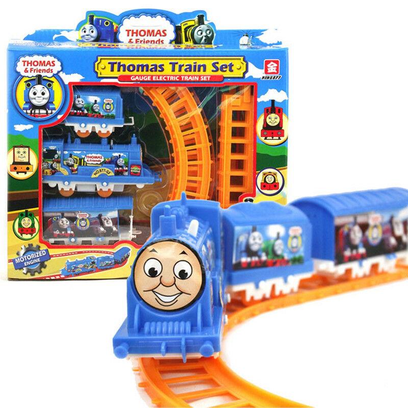 Trens de brinquedo infantil thomas trem magnetico de madeira
