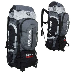 mochila camping 55 l clio mc5389 semi impermeável trilha