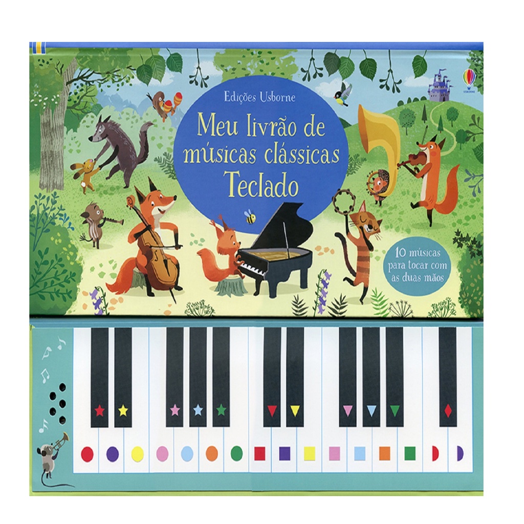Livros Infantis - Teclado: Meu Livrão De Músicas Clássica em