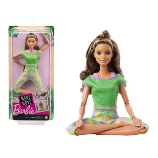 Boneca Barbie Feita Para Mexer Yoga Articulada Mattel
