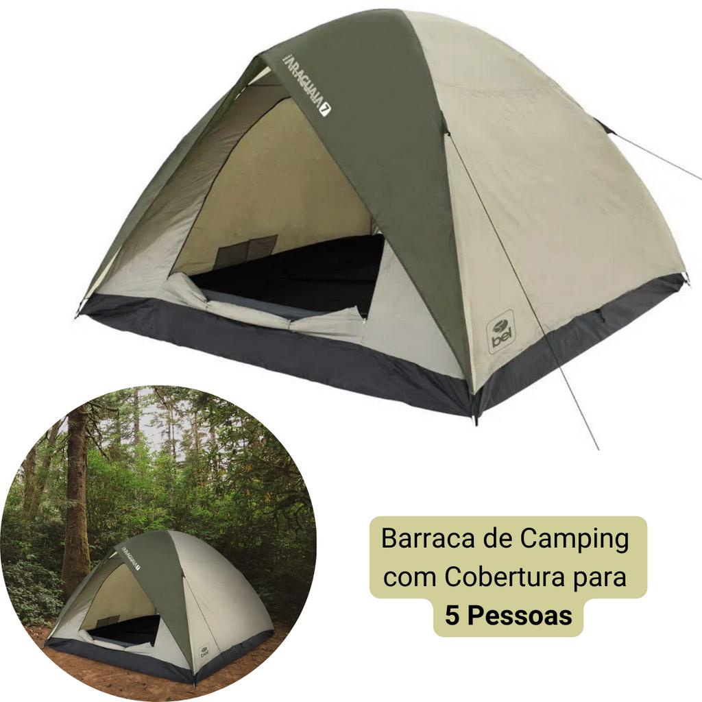 Barraca 5 Lugares Camping Praia BEL ARAGUAIA | Shopee Brasil