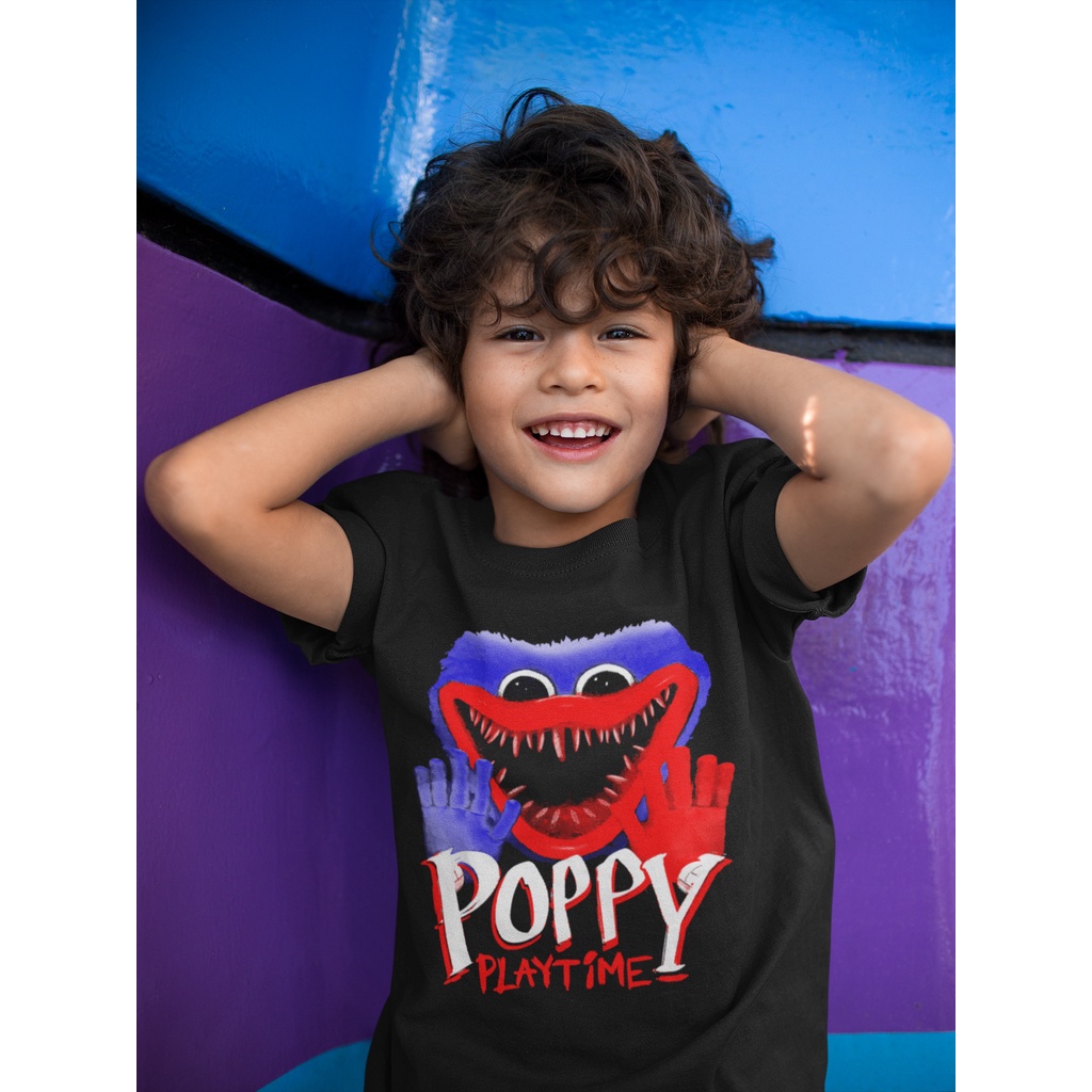 Camiseta Infantil Poppy Play Time Monstros Personagens