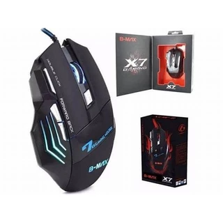 Mouse Gamer X7 B-max Rgb 7 Botões Com Fio 1200-3600 Dpi