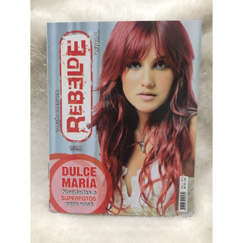 Mini Revista Dulce Maria Roberta Pardo Rbd Rebelde Shopee Brasil