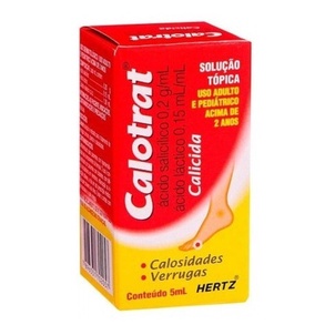 Calotrat Trata E Remove Calos E Verrugas Solução 5ml | Shopee Brasil