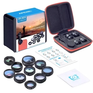 Apexel Kit Lente Olho De Peixe Apl-dg10 10 Em 1 Original