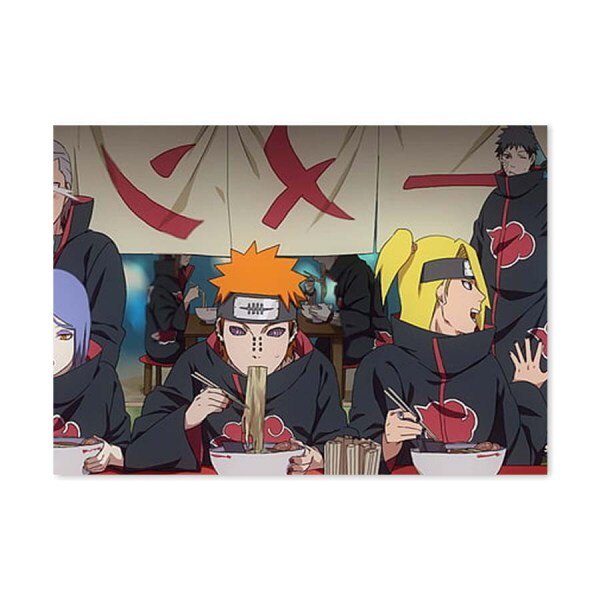 Placa Decorativa Naruto Desenho (14,8x21cm A5)