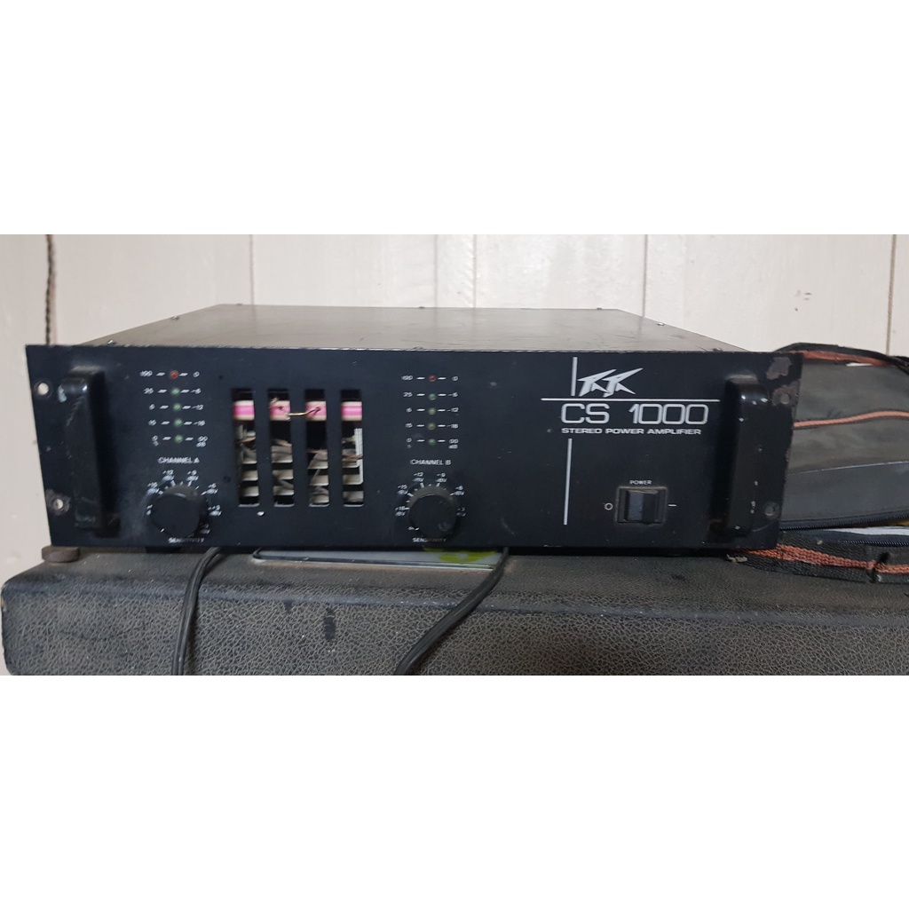 Cs1000 Stereo Power Amplifier (amplificador) Shopee Brasil