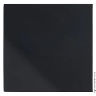 Placa 4x4 Cega Preto Fosco Espelho Tampa Suporte