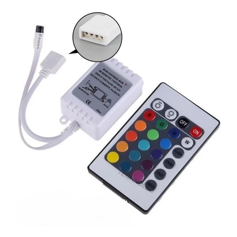 Controladora SP107e Bluetooth Fita LED RGB Digital 2811 2812 2815 6803 VU  Endereçada 5-24V - Planet Iluminação