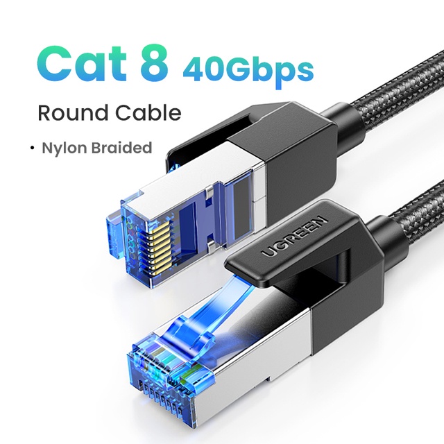 Cable Ethernet Ugreen Gigabit RJ45 Red CAT-6 Blindado 50 cm