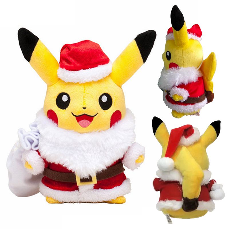 Edição Especial De Natal Pokémon - Brinquedo Boneco De Pelúcia