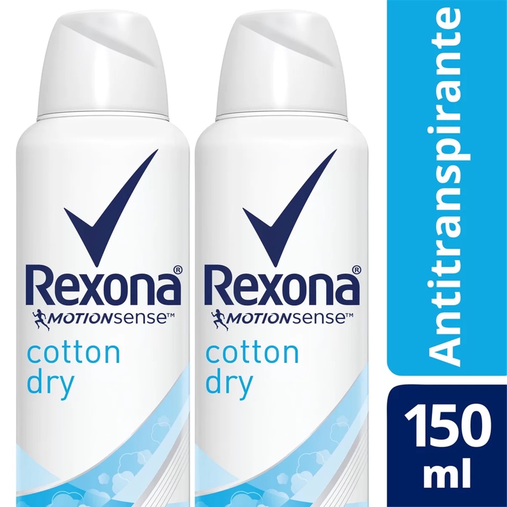 Desodorante Rexona Cotton Dry Aerosol - 150ml