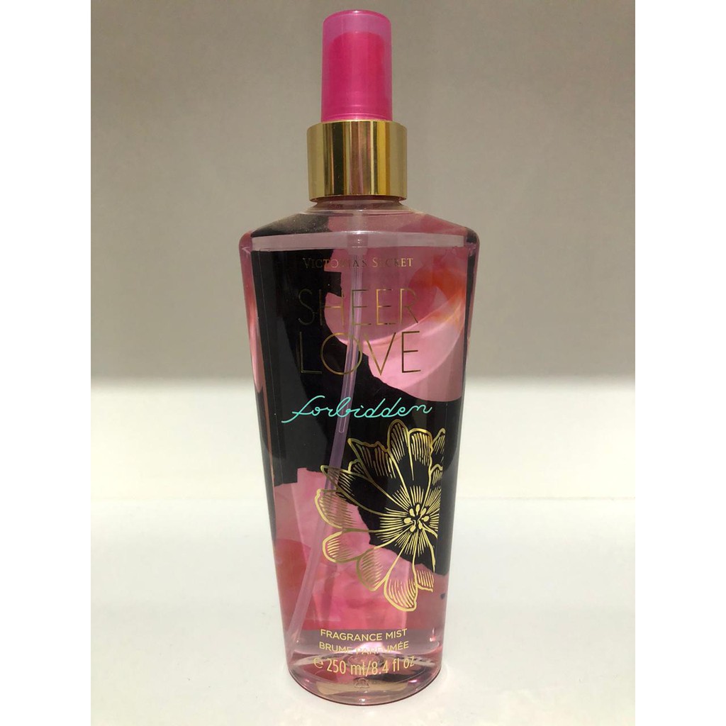 Body mist splash sheeer love forbidden 250ml Victoria's Secret | Shopee ...